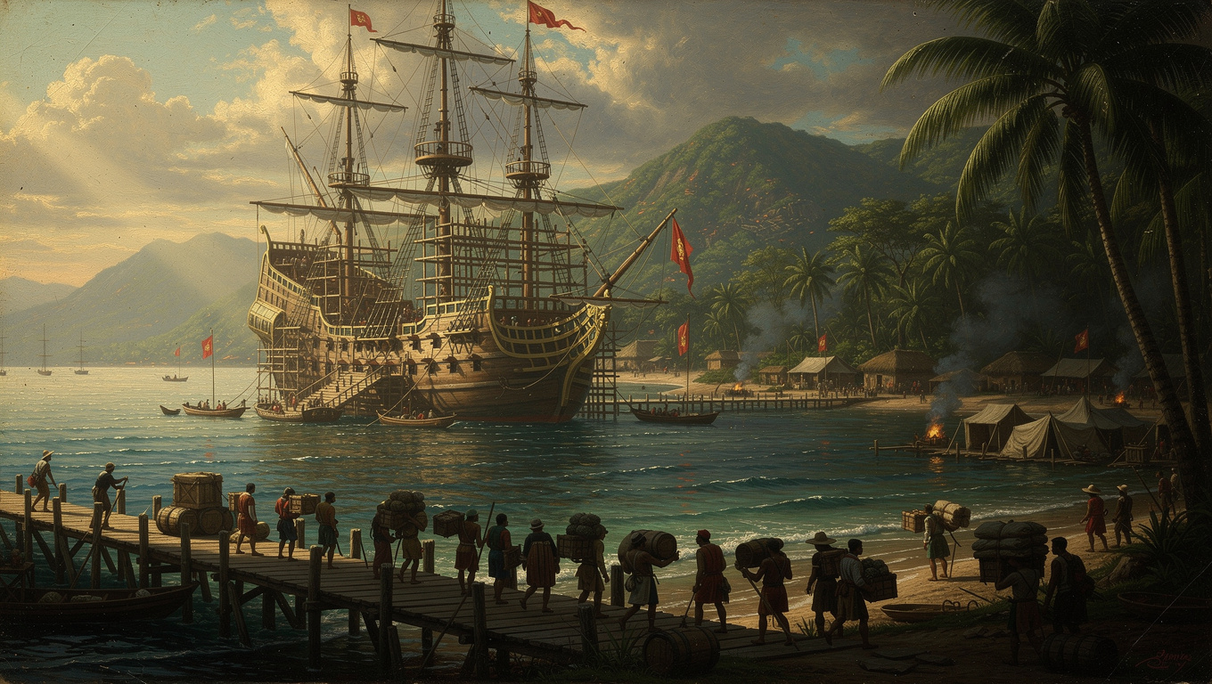 La partida desde Barra de Navidad, 1564